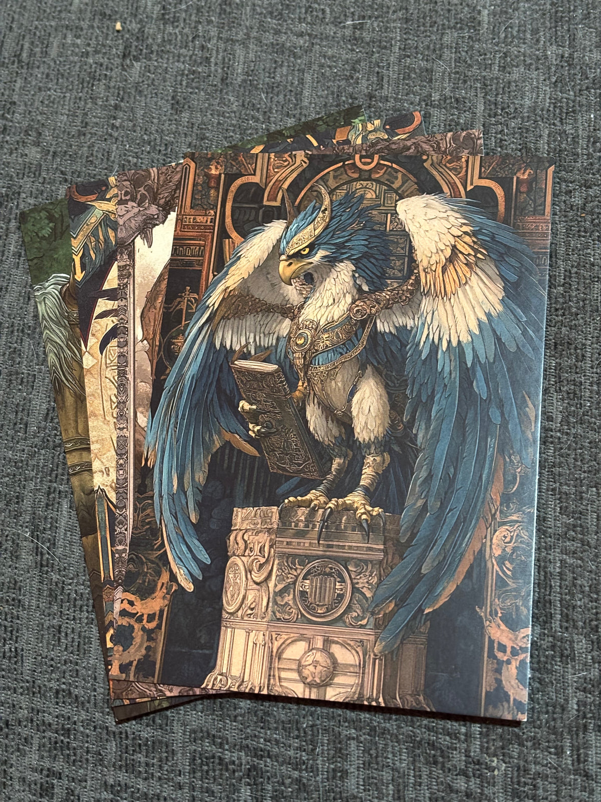 Medieval Wizards & Knights Postcard Set (4 Cards) | Fantasy Art A6 Postcards