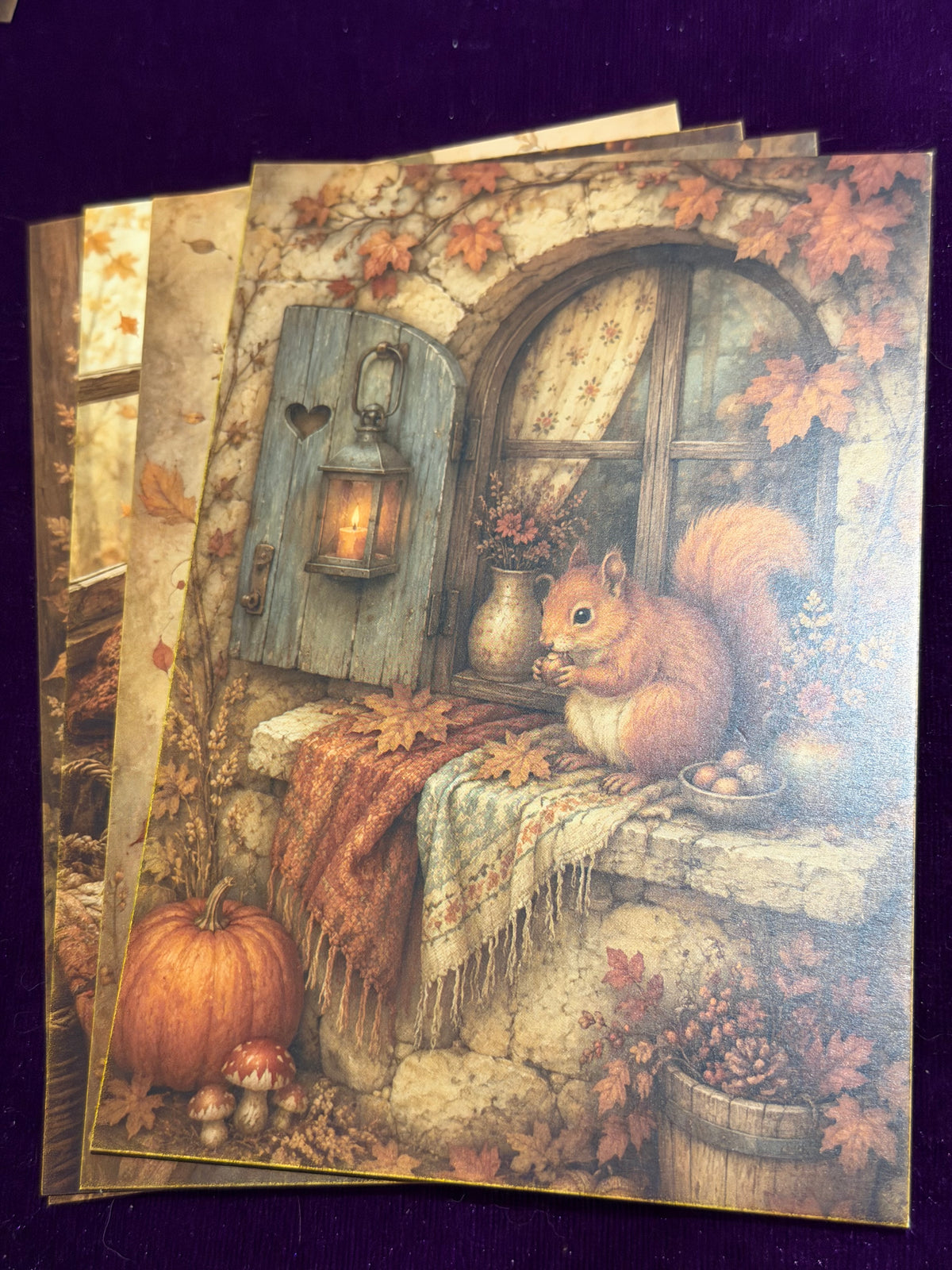 Autumn At The Enchanted Cottage Set 3