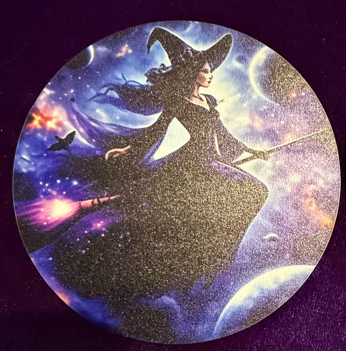 Witches’ Flight – Set of 4 Wooden Coasters