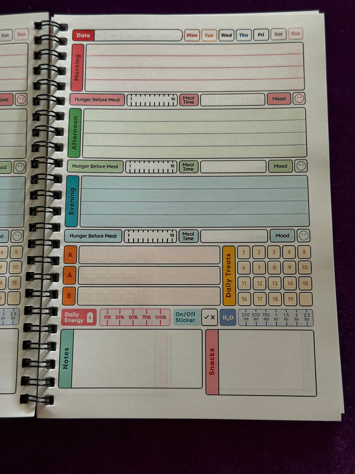 Witchy Weight Loss & Wellness Journal – Spiral-Bound Planner