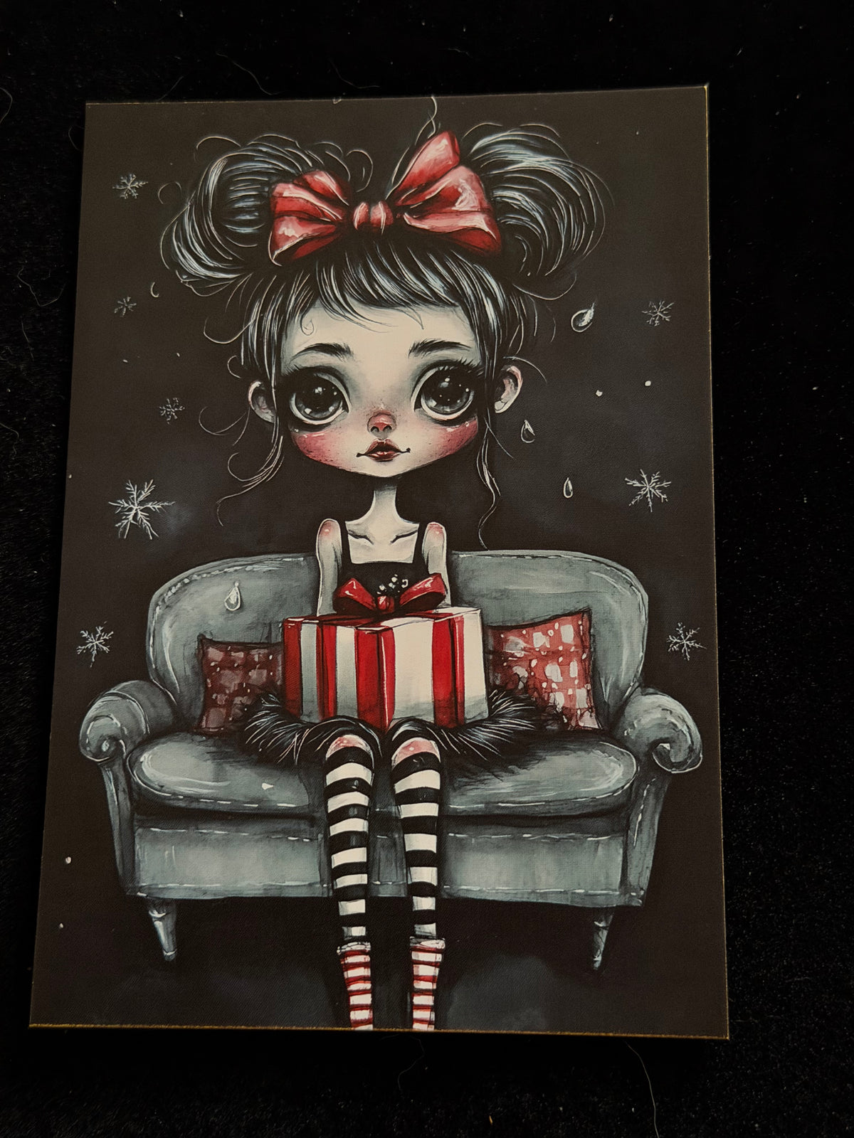 Dark Christmas Dolls Mini Print Set