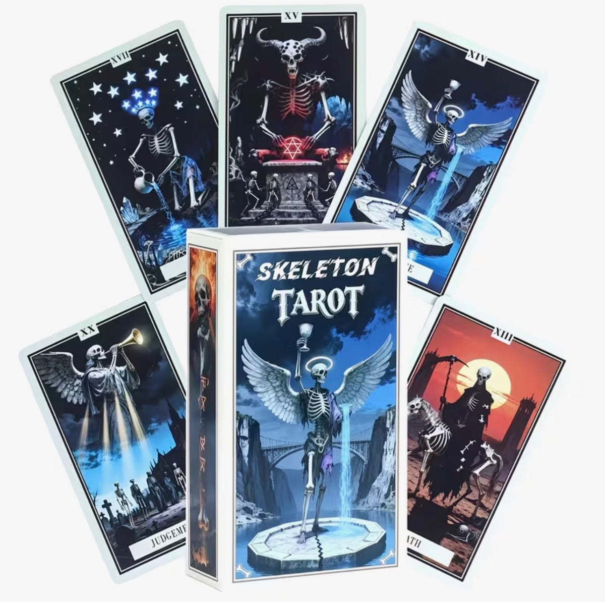 Skeleton Tarot – Gothic Skeleton Tarot Deck