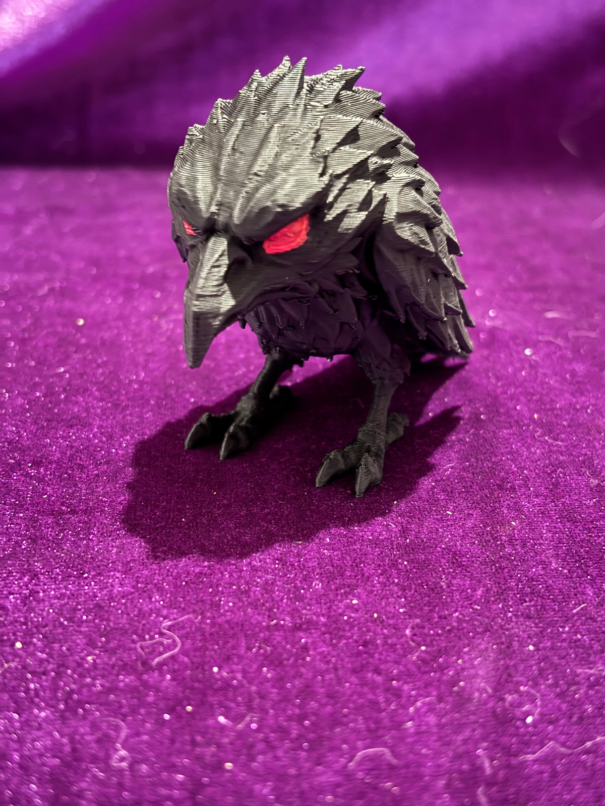 Red-Eyed Crow Desk Ornament