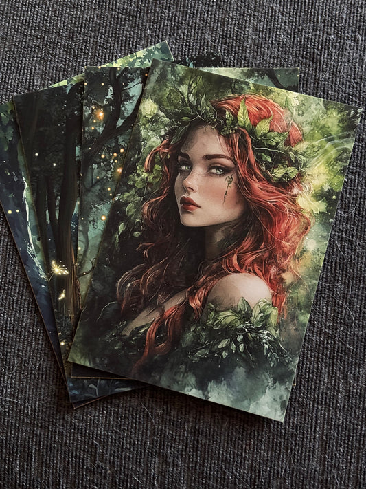 Forest Witch Art Print Set