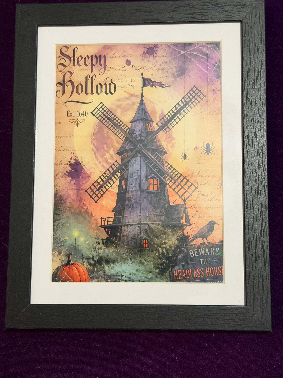 Sleepy Hollow – Beware the Headless Horseman Framed Print