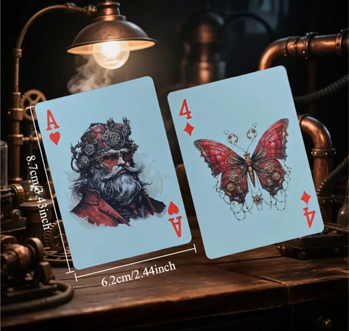 Steampunk Playing Card Deck – Gothic Clockwork Poker Cards
