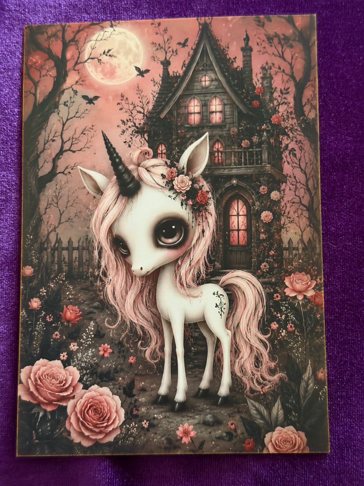 Crimson Moon Mini Art Prints – Set 3