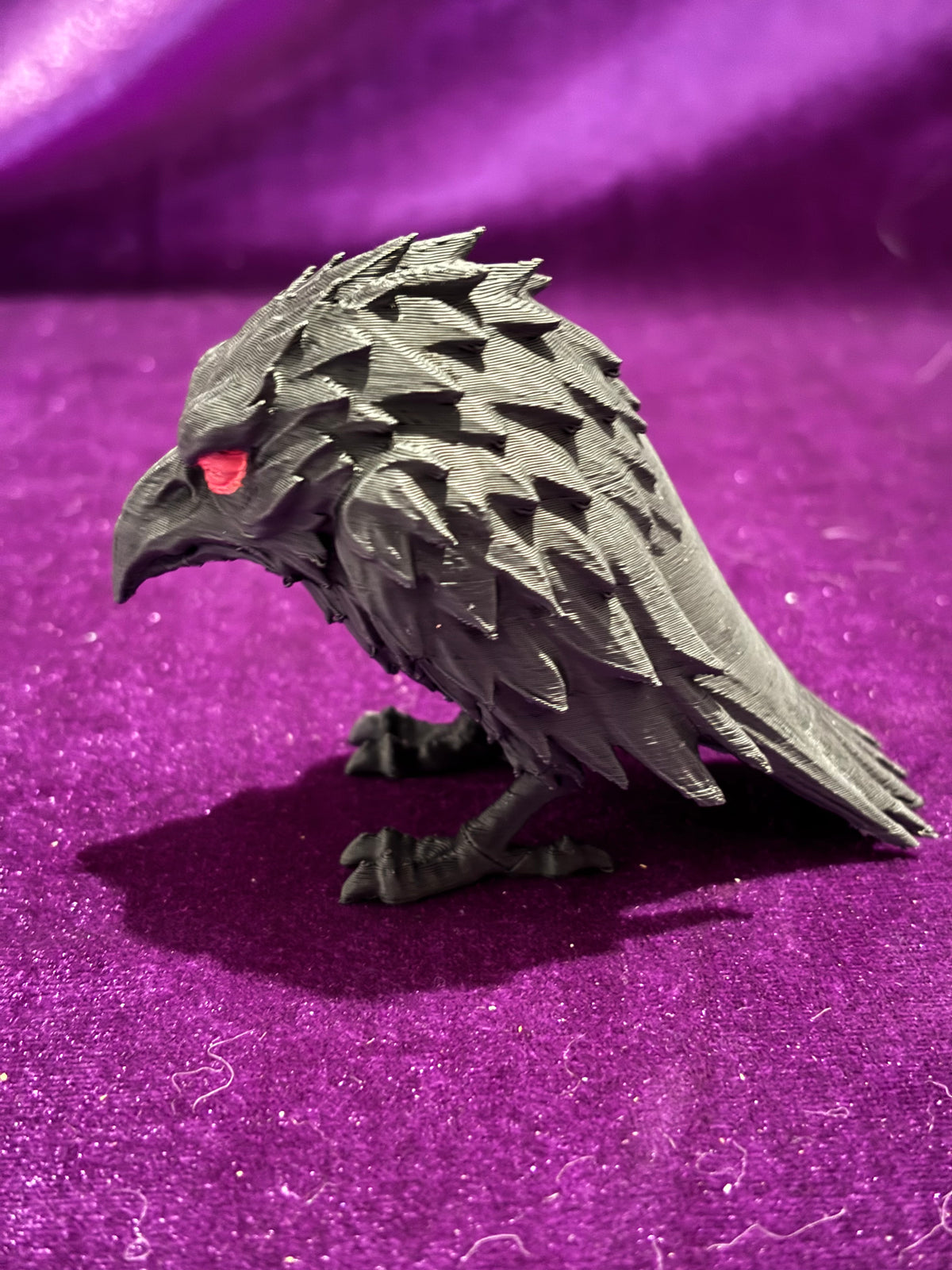 Red-Eyed Crow Desk Ornament