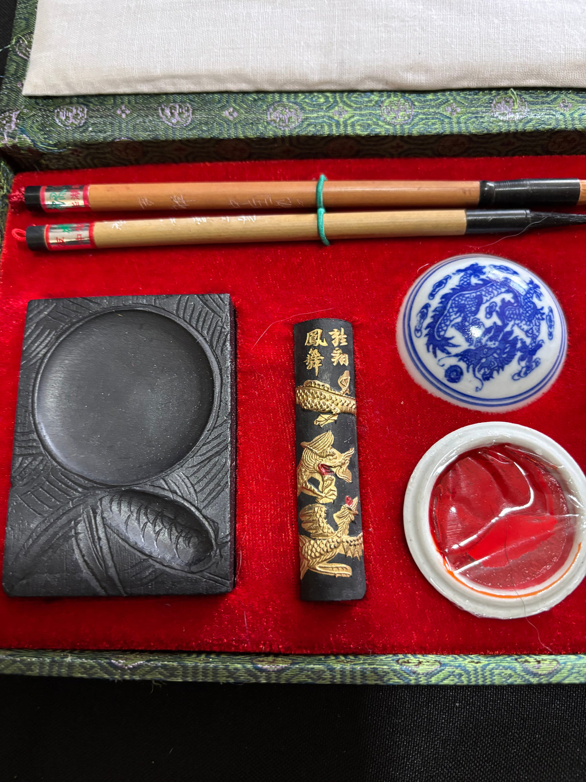 Vintage 1970s Chinese Calligraphy Writing Set – Unused & Complete